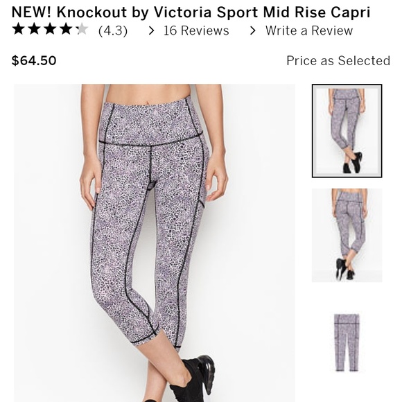 victoria secret capri leggings